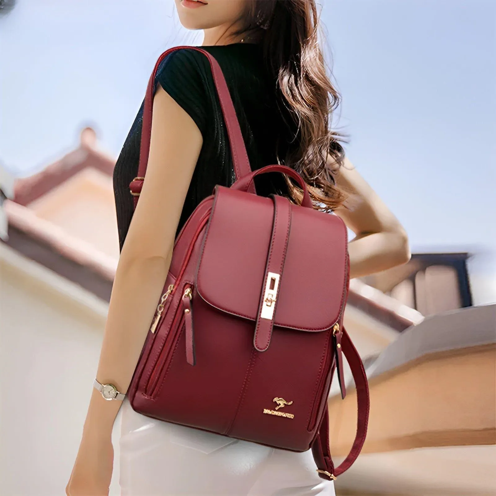 Taavita Backpack - Luxurious and High-Quality Leather Women's Bag