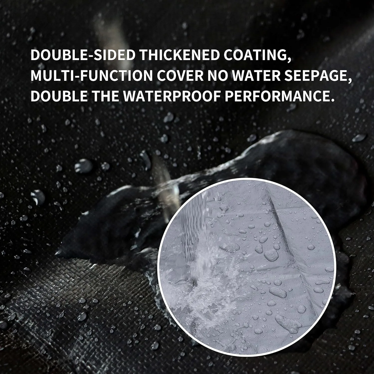 TARPAL 12x25 Feet Tarps Silver 10.5Mil Multipurpose Protective Cover Heavy Duty Tarp Waterproof,Snow or UV Protection,Durable Reinforced Edges