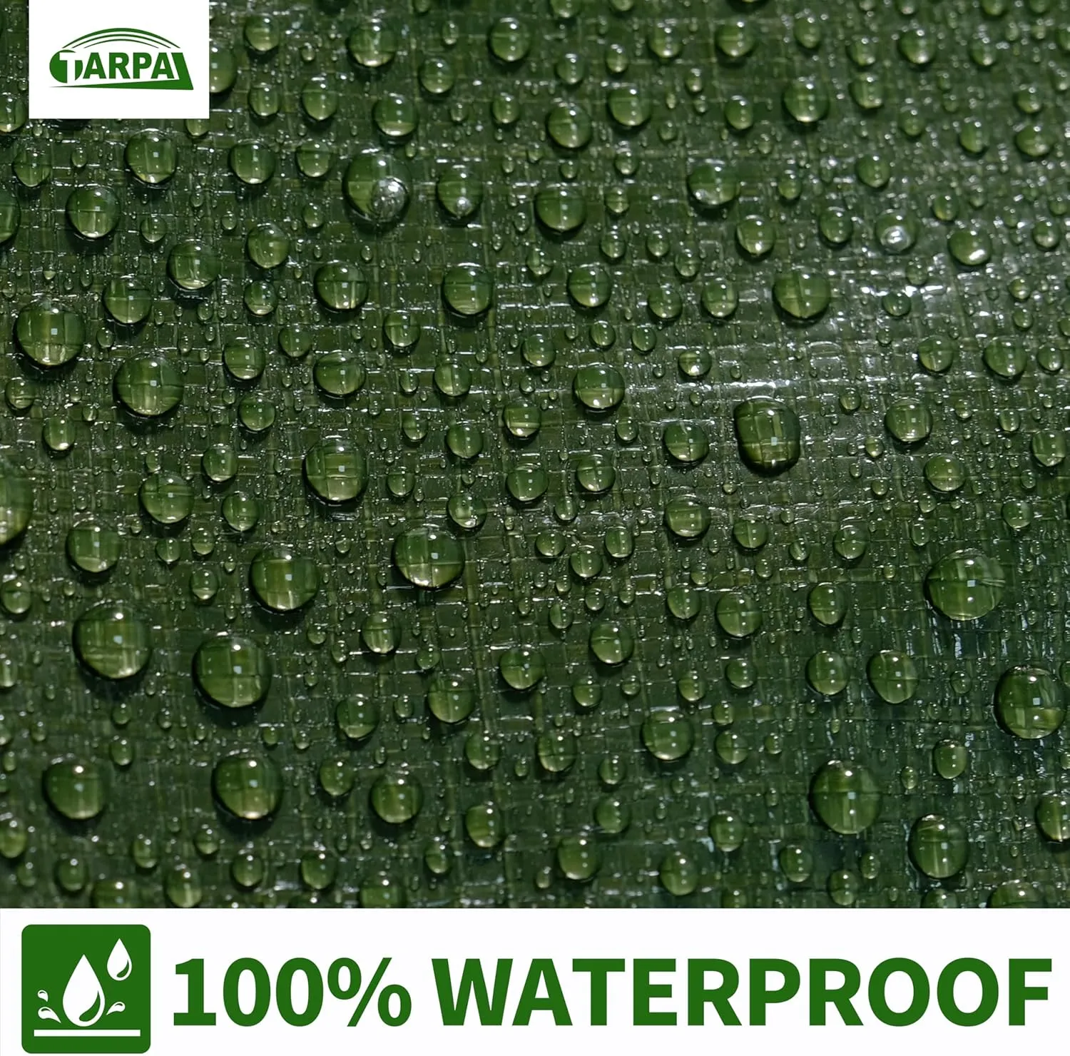 TARPAL Tarps 14x20 Feet Large Tarp 16mil Heavy Duty Tarp with Brass Grommets Every 17.7" Green Tarps UV Protection&Anti-Tear Cover for Firewood,Roof,Pool,Tarpaulin