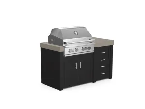 The James - 62" Outdoor Kitchen Island - Custom Design Ref: 7B9CVV