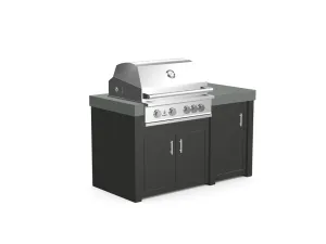 The James - 62" Outdoor Kitchen Island - Custom Design Ref: F9VVHE