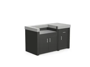 The James - 62" Outdoor Kitchen Island - Custom Design Ref: MVESSP