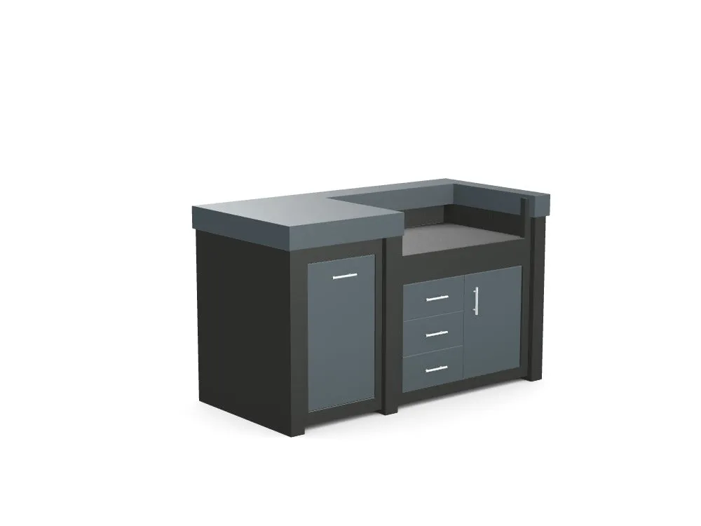 The James - 62" Outdoor Kitchen Island - Custom Design Ref: PQLF9S