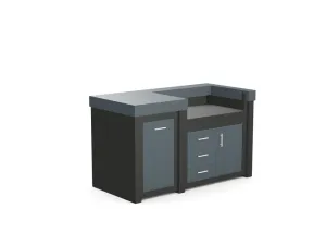 The James - 62" Outdoor Kitchen Island - Custom Design Ref: PQLF9S