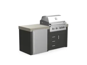 The Morris - 71" Outdoor Kitchen Island - Custom Design Ref: D0V5JB
