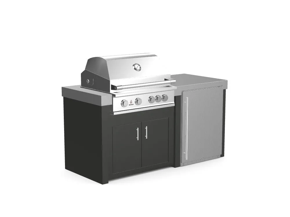 The Morris - 71" Outdoor Kitchen Island - Custom Design Ref: P0JQPO