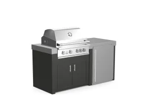 The Morris - 71" Outdoor Kitchen Island - Custom Design Ref: P0JQPO
