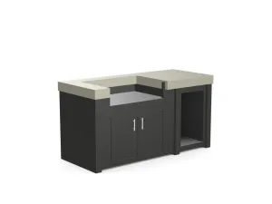 The Morris - 71" Outdoor Kitchen Island - Custom Design Ref: P7ZBQJ