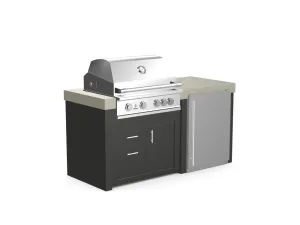 The Morris - 71" Outdoor Kitchen Island - Custom Design Ref: U1XNKP