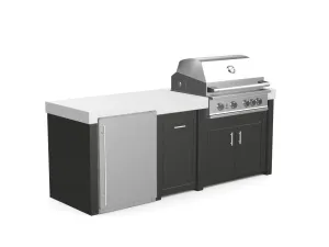 The Sullivan - 92" Outdoor Kitchen Island - Custom Design Ref: 1V3V1U