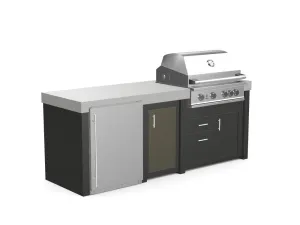 The Sullivan - 92" Outdoor Kitchen Island - Custom Design Ref: 4A5BE5