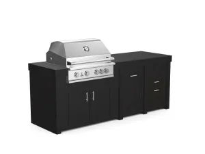 The Sullivan - 92" Outdoor Kitchen Island - Custom Design Ref: APVXRP