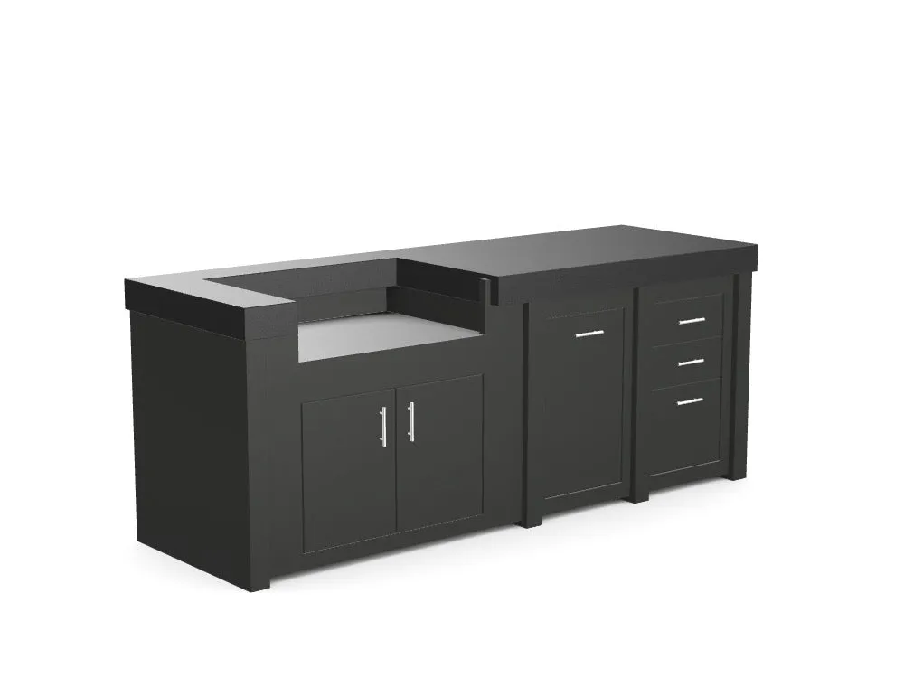 The Sullivan - 92" Outdoor Kitchen Island - Custom Design Ref: COP442