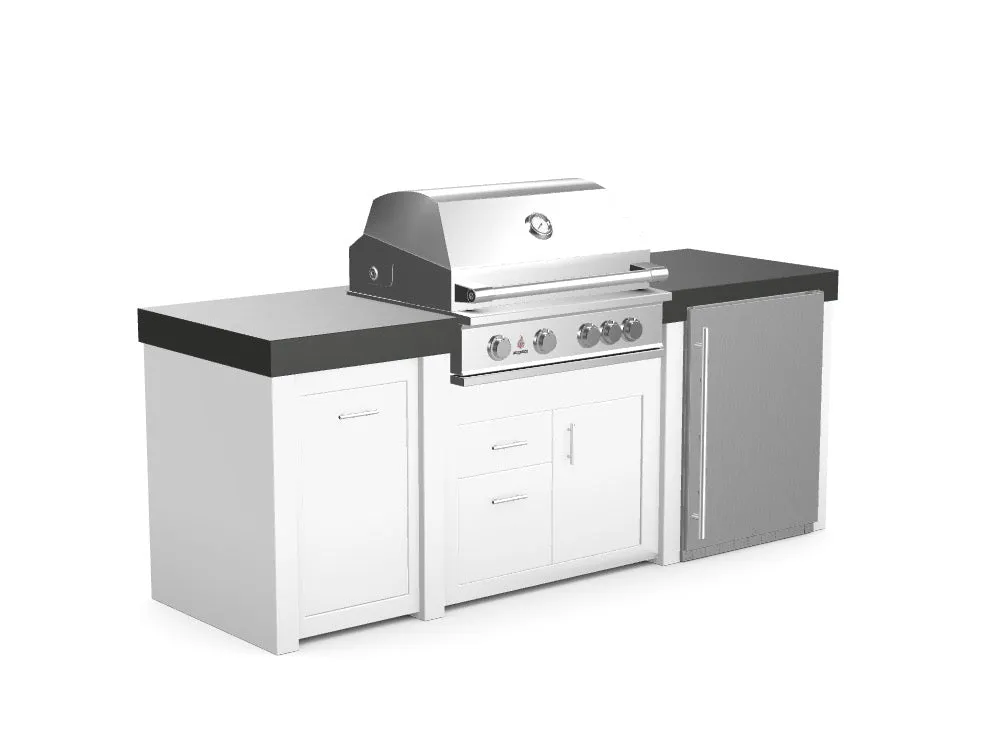 The Sullivan - 92" Outdoor Kitchen Island - Custom Design Ref: DT4NTO