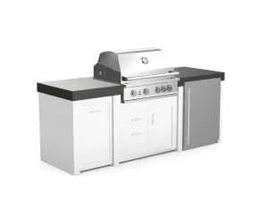 The Sullivan - 92" Outdoor Kitchen Island - Custom Design Ref: DT4NTO