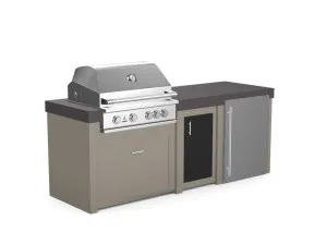 The Sullivan - 92" Outdoor Kitchen Island - Custom Design Ref: EJHOMH