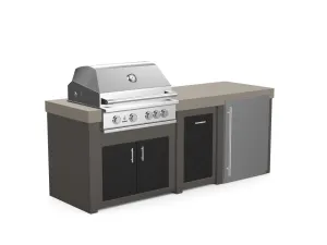 The Sullivan - 92" Outdoor Kitchen Island - Custom Design Ref: GIF6GY