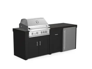 The Sullivan - 92" Outdoor Kitchen Island - Custom Design Ref: GMRAXY