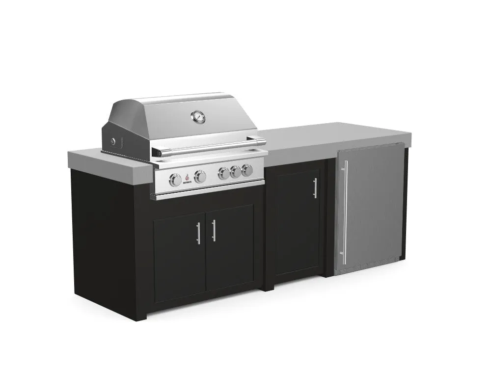 The Sullivan - 92" Outdoor Kitchen Island - Custom Design Ref: IU9MOR
