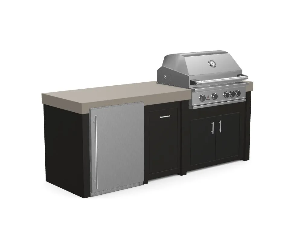 The Sullivan - 92" Outdoor Kitchen Island - Custom Design Ref: L6ZP9D