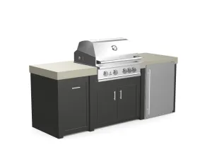 The Sullivan - 92" Outdoor Kitchen Island - Custom Design Ref: MFG2PB