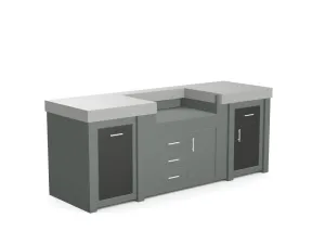 The Sullivan - 92" Outdoor Kitchen Island - Custom Design Ref: NYWRGH
