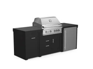 The Sullivan - 92" Outdoor Kitchen Island - Custom Design Ref: RWQOHH