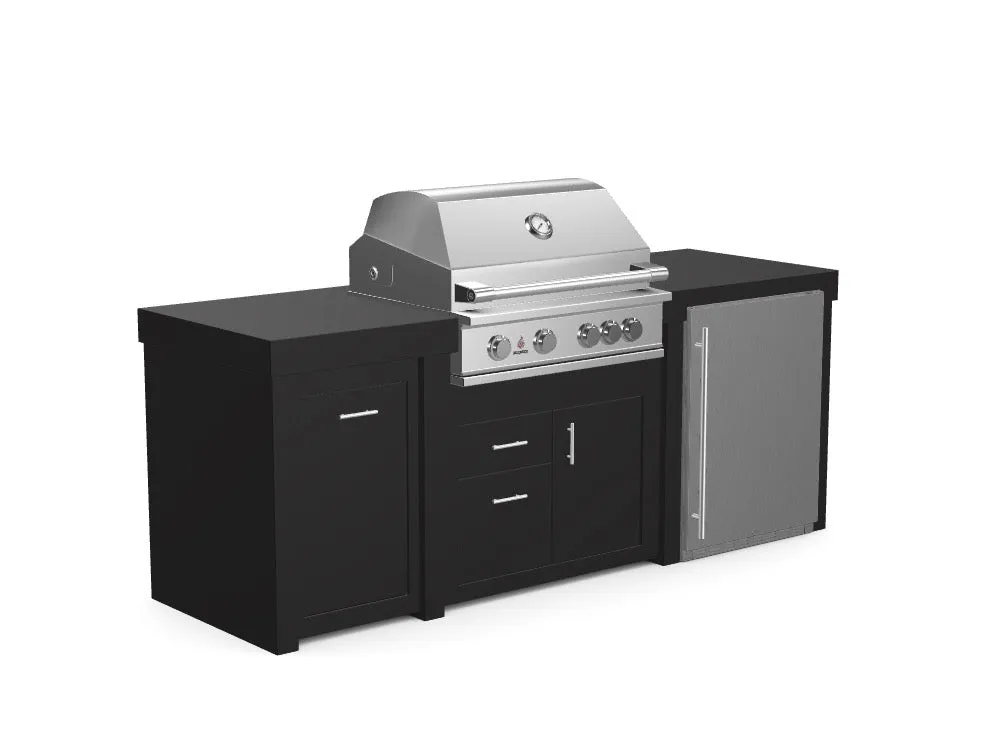 The Sullivan - 92" Outdoor Kitchen Island - Custom Design Ref: RWQOHH