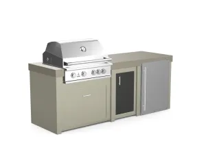 The Sullivan - 92" Outdoor Kitchen Island - Custom Design Ref: UMSHU9