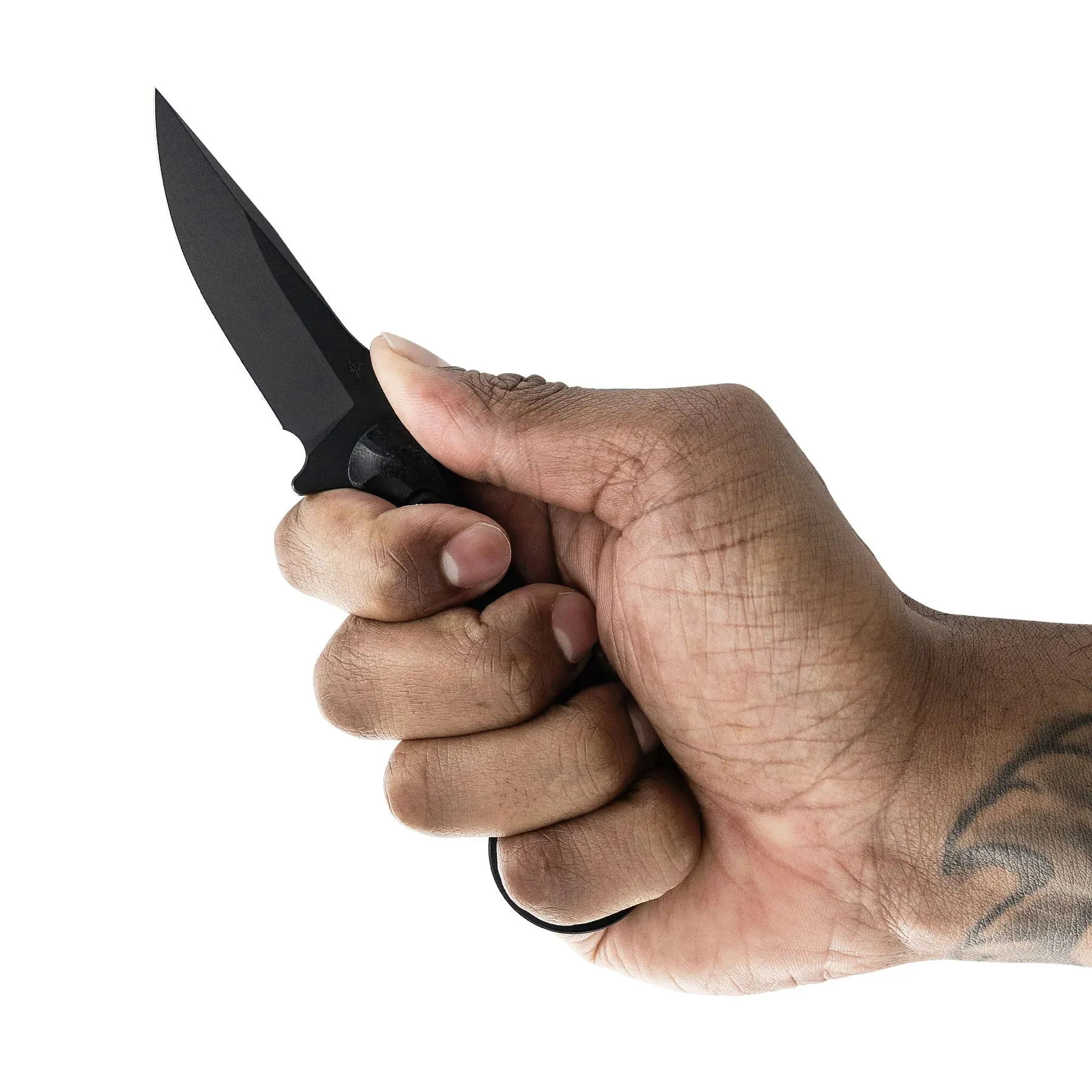 Toor Jank Shank S Socom Black 3.0" Fixed Blade Pocket Knife (850049642873)