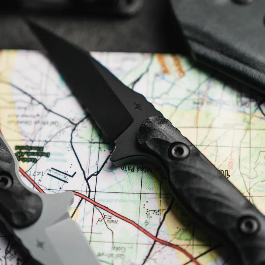 Toor Jank Shank W Socom Black 3.0" Fixed Blade Pocket Knife (850049642408)