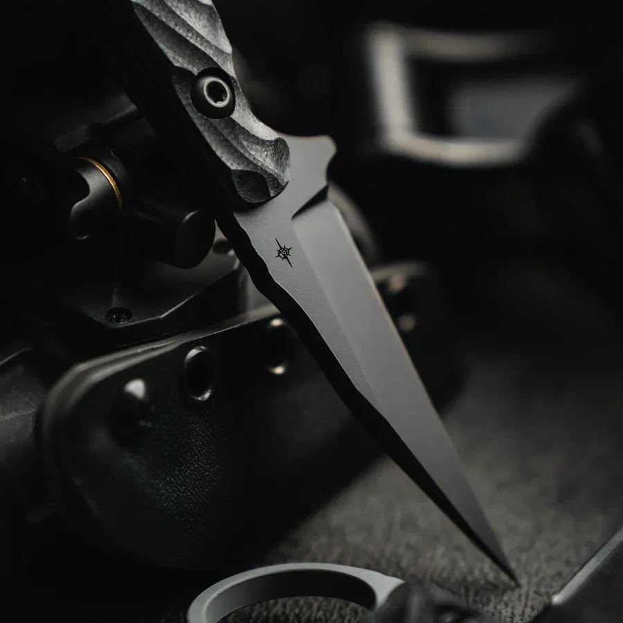 Toor Jank Shank W Socom Black 3.0" Fixed Blade Pocket Knife (850049642408)
