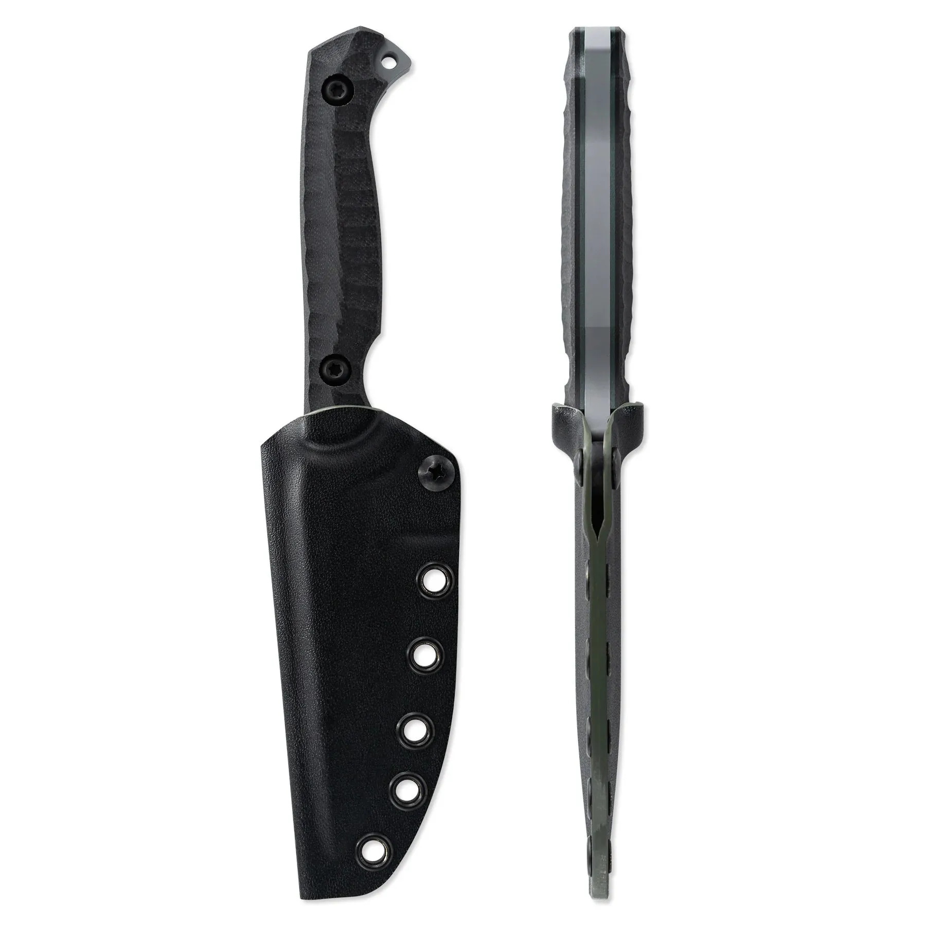 Toor Krypteia S Phantom Grey 4.0" Fixed Blade Pocket Knife (850049642446)
