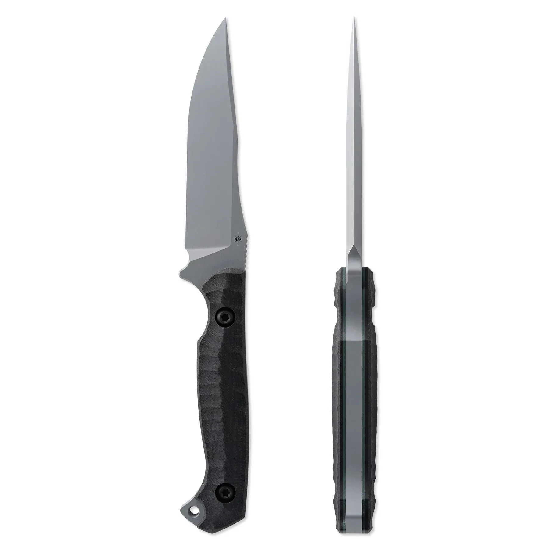 Toor Krypteia S Phantom Grey 4.0" Fixed Blade Pocket Knife (850049642446)