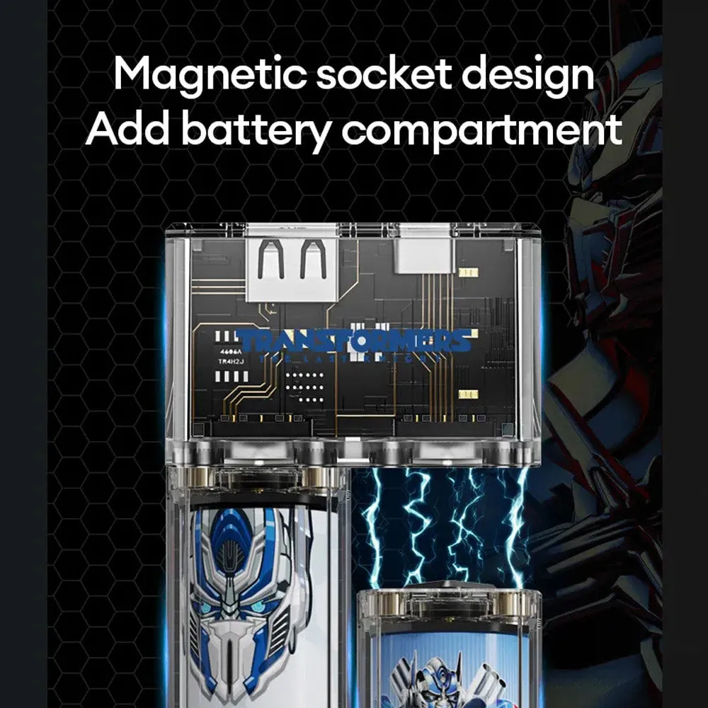 Transformers Detachable Battery Magnetic Power Bank 5000mAh - Yellow