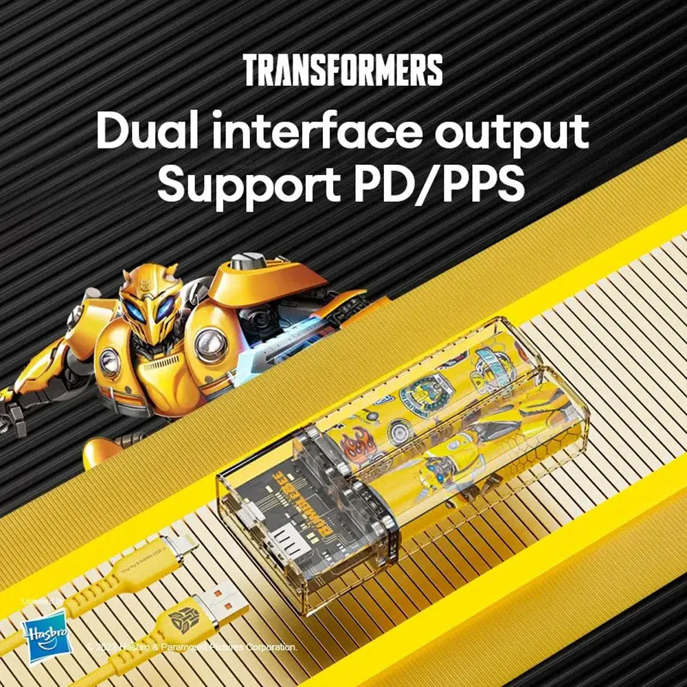 Transformers Detachable Battery Magnetic Power Bank 5000mAh - Yellow