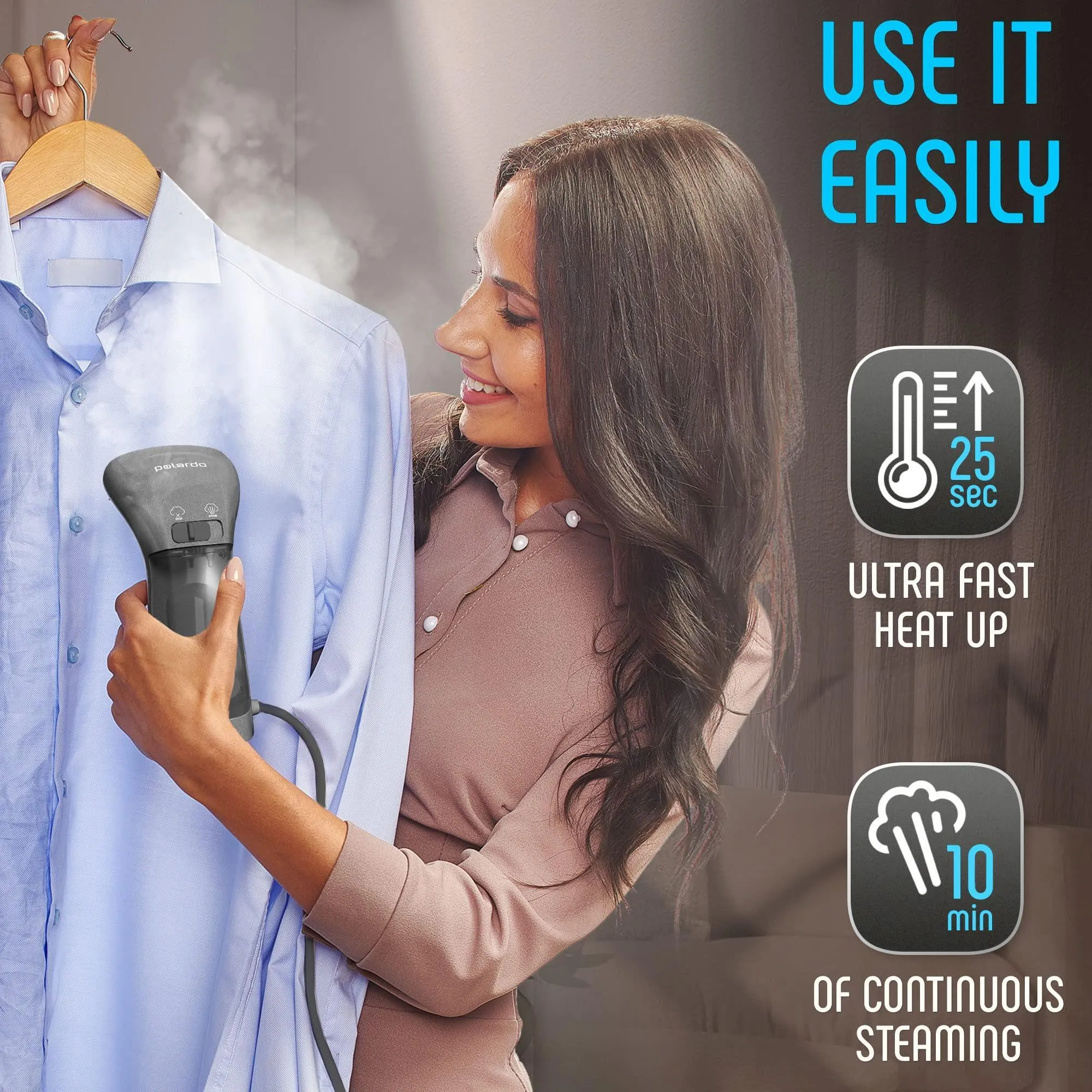 Travel Sized Clothing Steamers.
