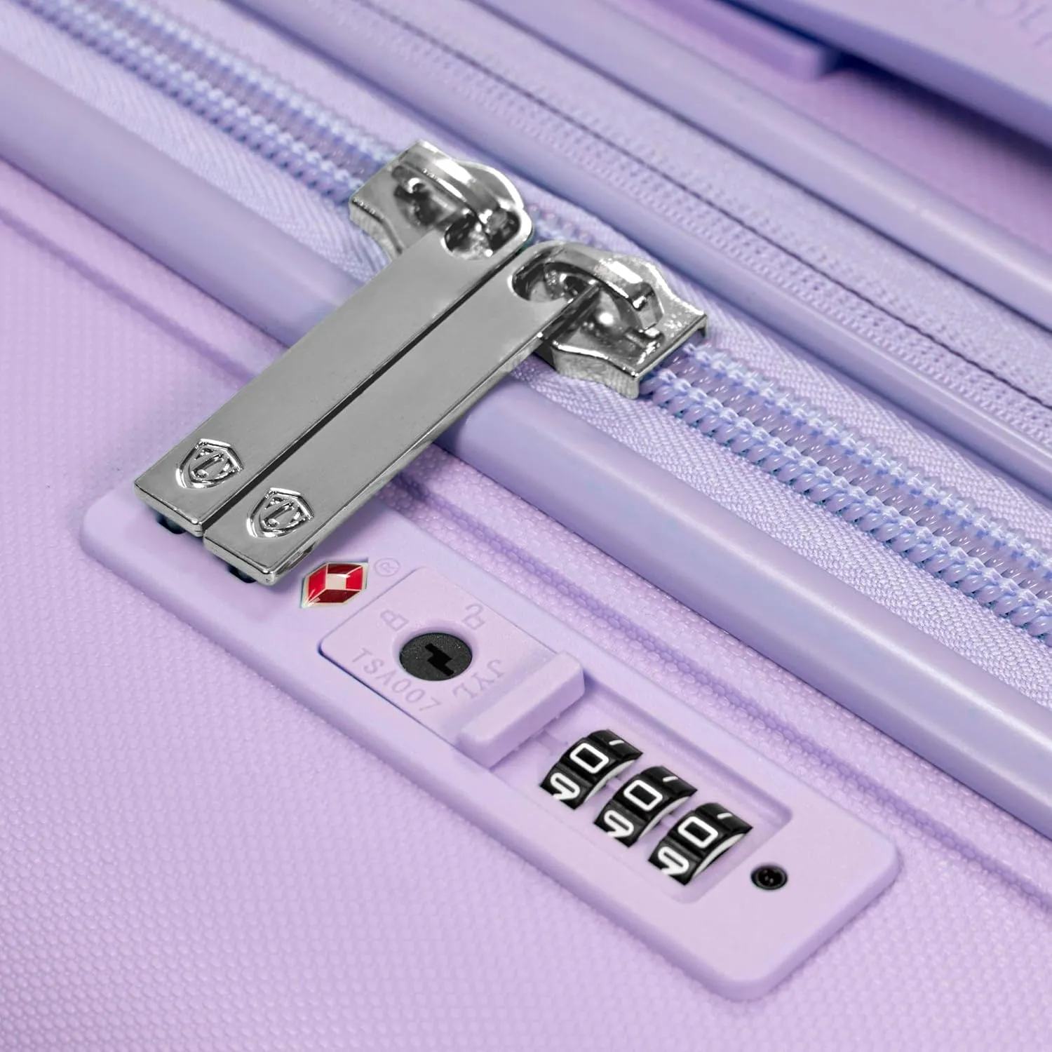 Traveler's Choice Pagosa Indestructible Hardshell Expandable Spinner Luggage, Lavender, Carry-on