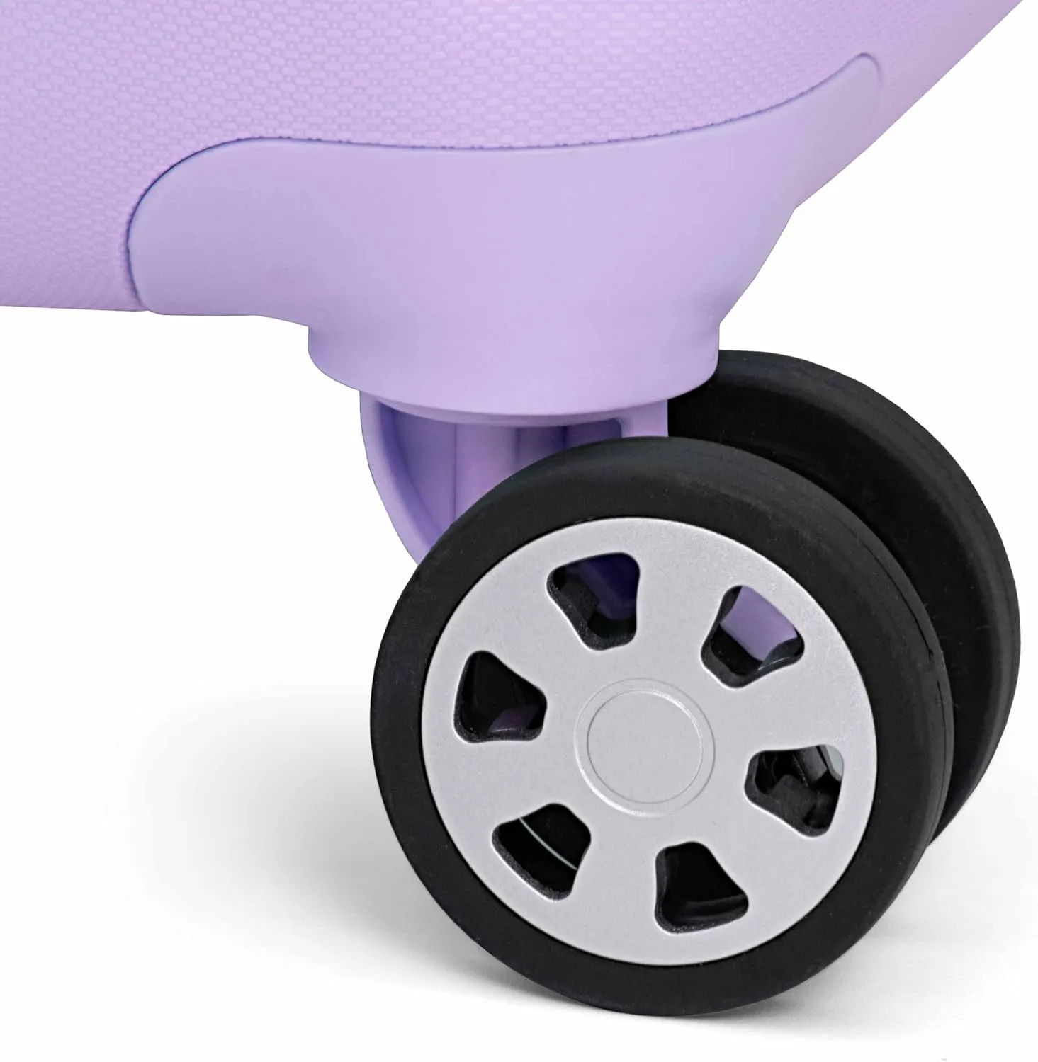 Traveler's Choice Pagosa Indestructible Hardshell Expandable Spinner Luggage, Lavender, Carry-on