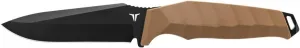 TRUE Fixed Blade 4 Inch Task Knife | Fixed Blade Knife with 4" Drop Point Blade, Black