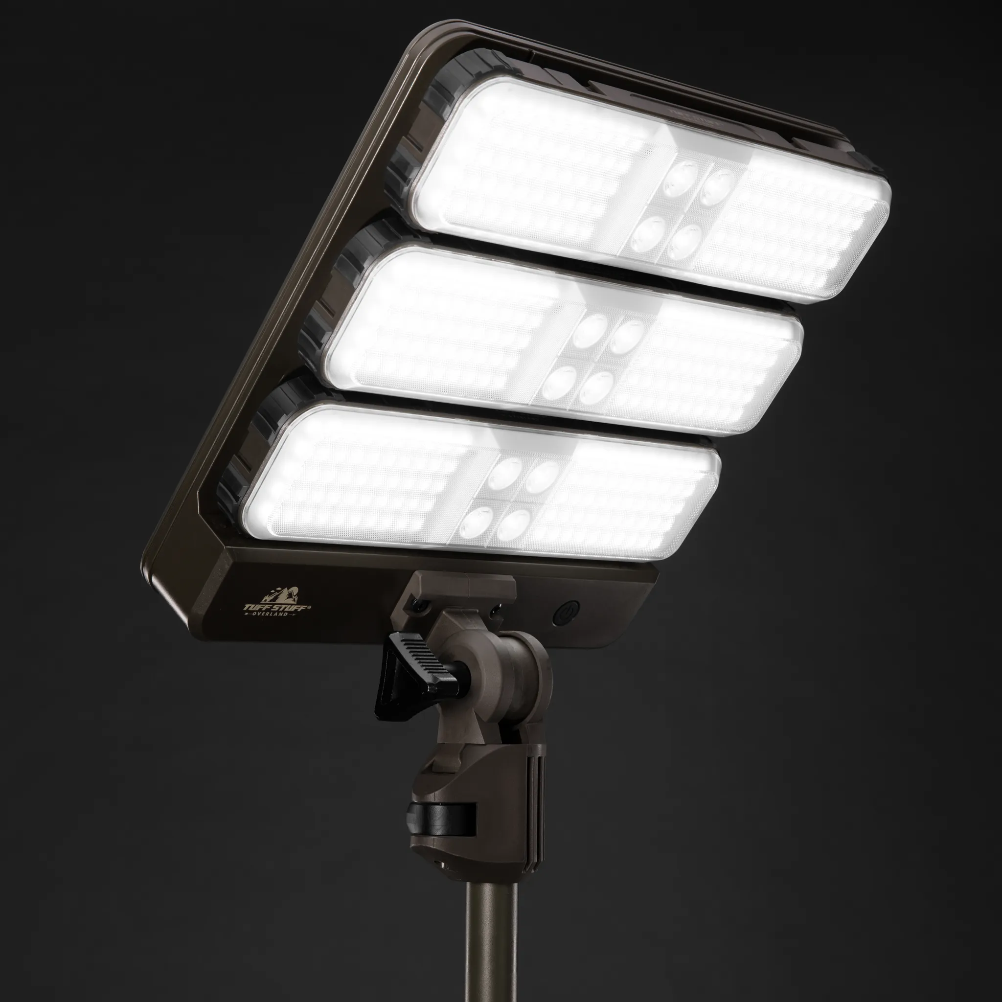 TUFF STUFF® OVERLAND TITAN 12" SOLAR FREESTANDING LIGHT