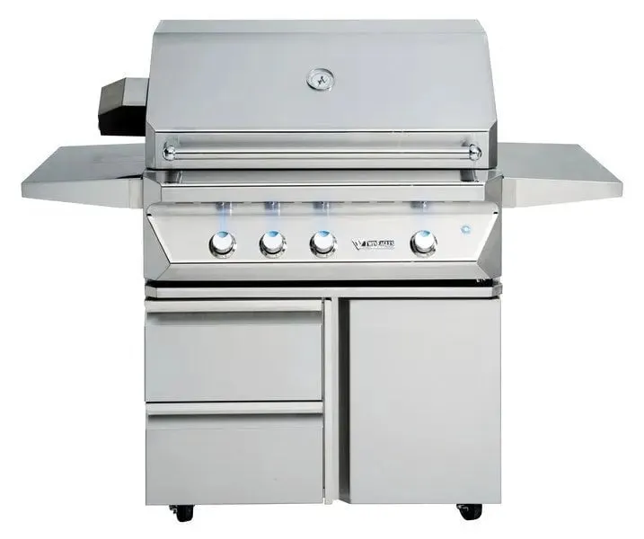 Twin Eagles 36" Grill Cart with Storage Drawers and Single Door