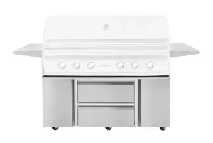 Twin Eagles 54" Grill Cart with Storage Drawers and Single Door