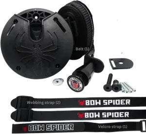 Universal Hands Free Bow Carrying/holder/hook/carrier System for Archery Hunting, 3D shooters; Lightweight for Compound or Recurve- attaches to belt, backpack, tree, wall, headrest, 4x4.