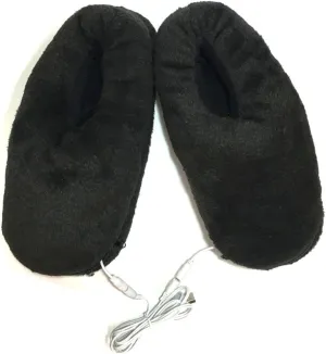 USB Heated Shoe Electric Heating Slippers Foot Heaters - Can Unpick and Wash