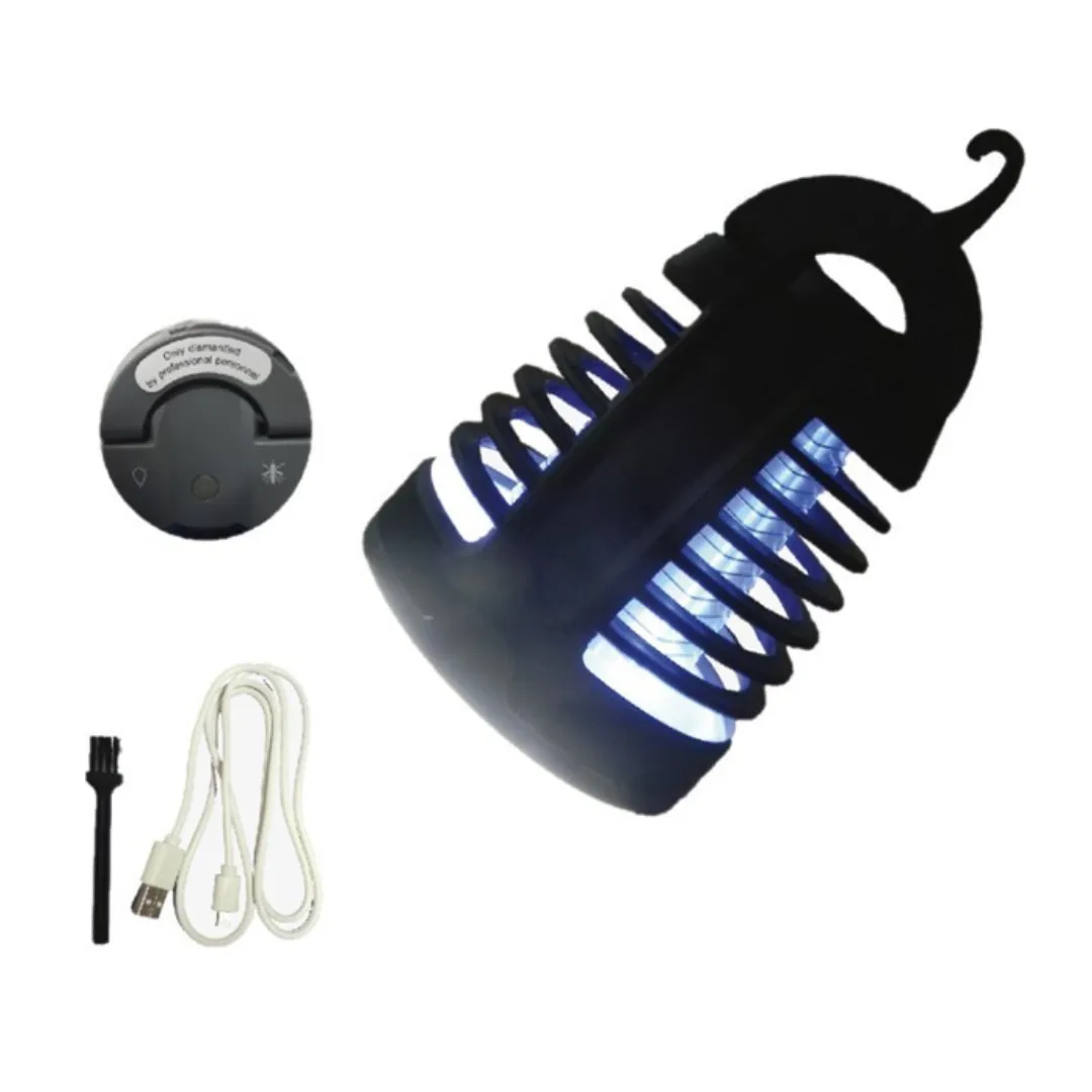 USB-Rechargeable Mosquito Killer Lantern – Indoor & Outdoor Bug Zapper with Light