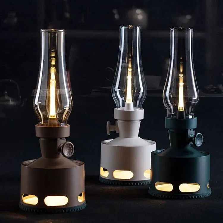 Vintage LED Lantern – Classic Rechargeable Lamp with Touch Flame Control