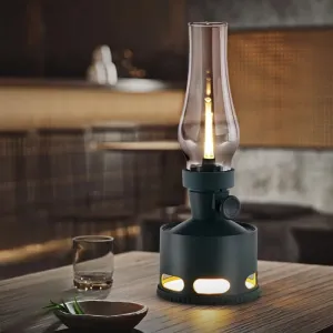 Vintage LED Lantern – Classic Rechargeable Lamp with Touch Flame Control