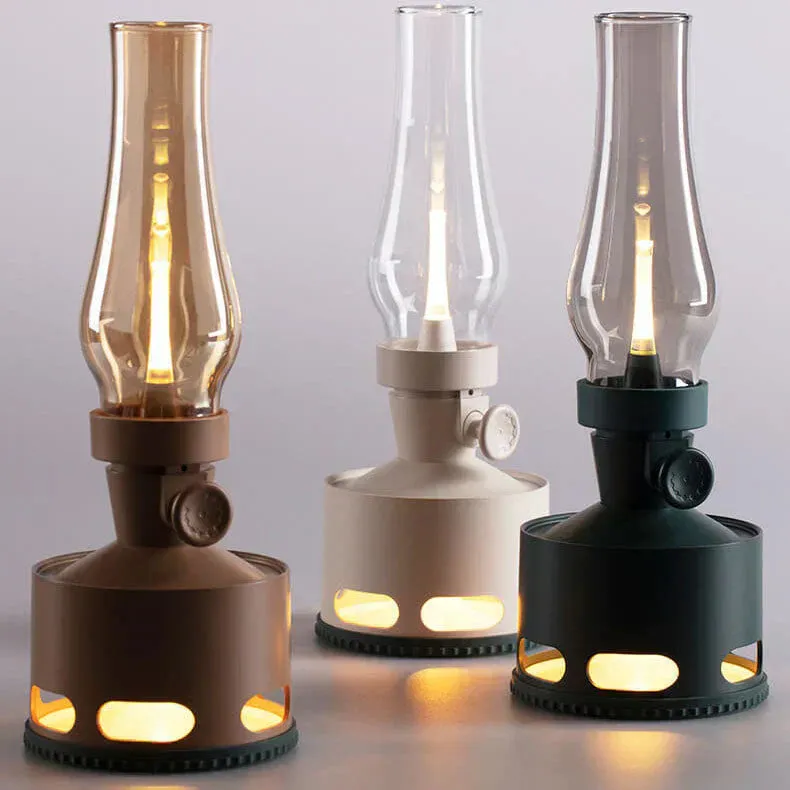 Vintage LED Lantern – Classic Rechargeable Lamp with Touch Flame Control