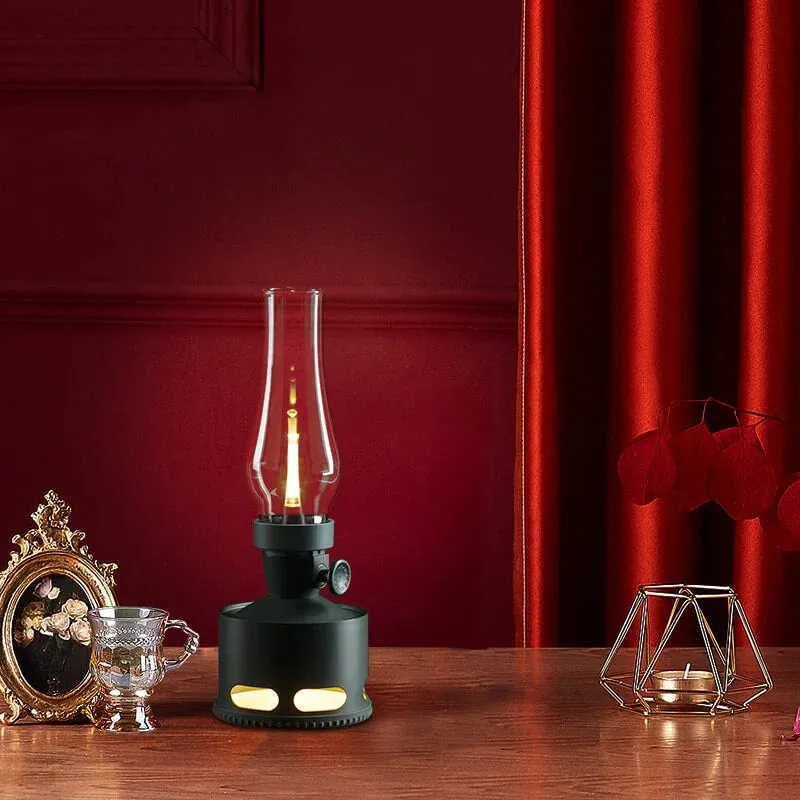 Vintage LED Lantern – Classic Rechargeable Lamp with Touch Flame Control